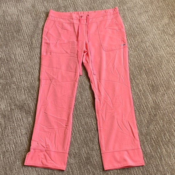 Grey's Anatomy Pants - Grey's Anatomy Coral Pink Signature Scrub Pants